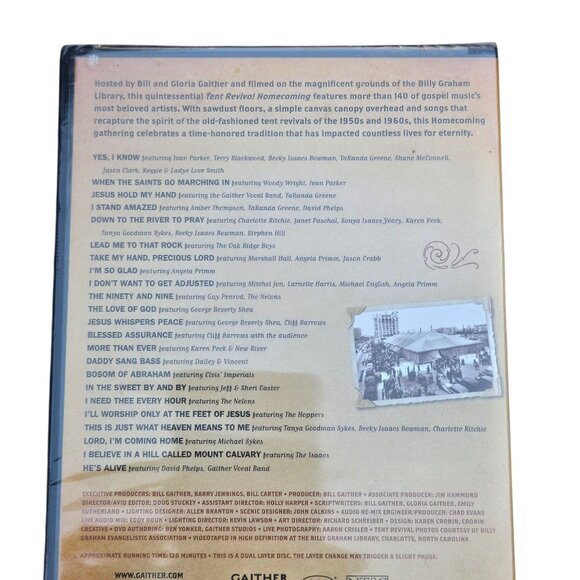 Bill and Gloria Gaither Tent Revival Homecoming DVD Gospel Music Christian - Picture 5 of 8